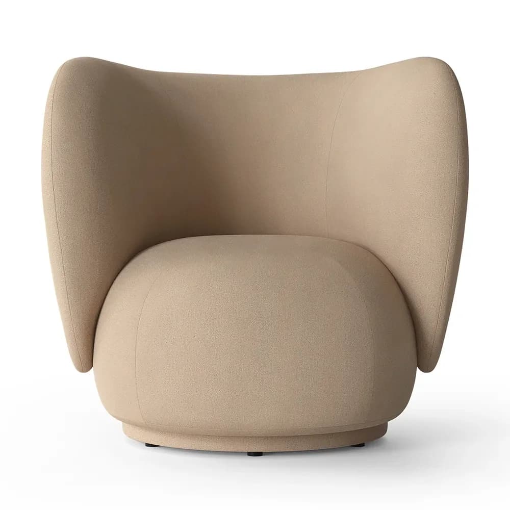 Ferm Living, Rico Lounge Fåtölj Brushed - Sand