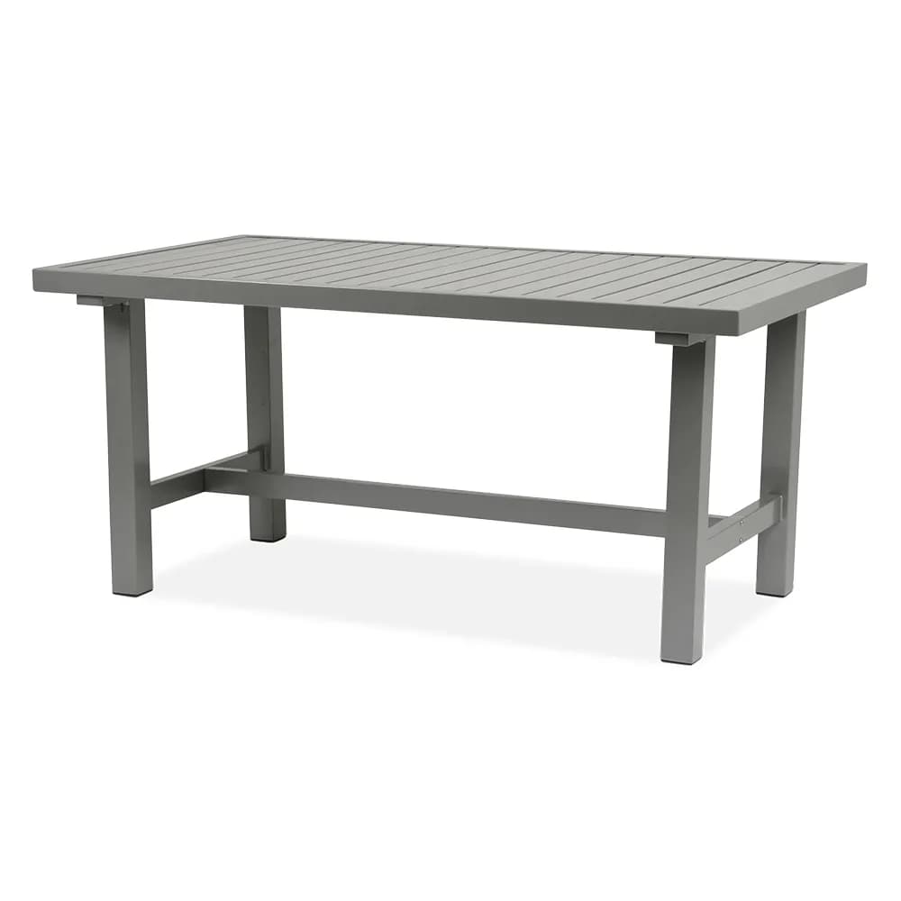 Fri Form, Bord 80X142Cm Grå Aluminium