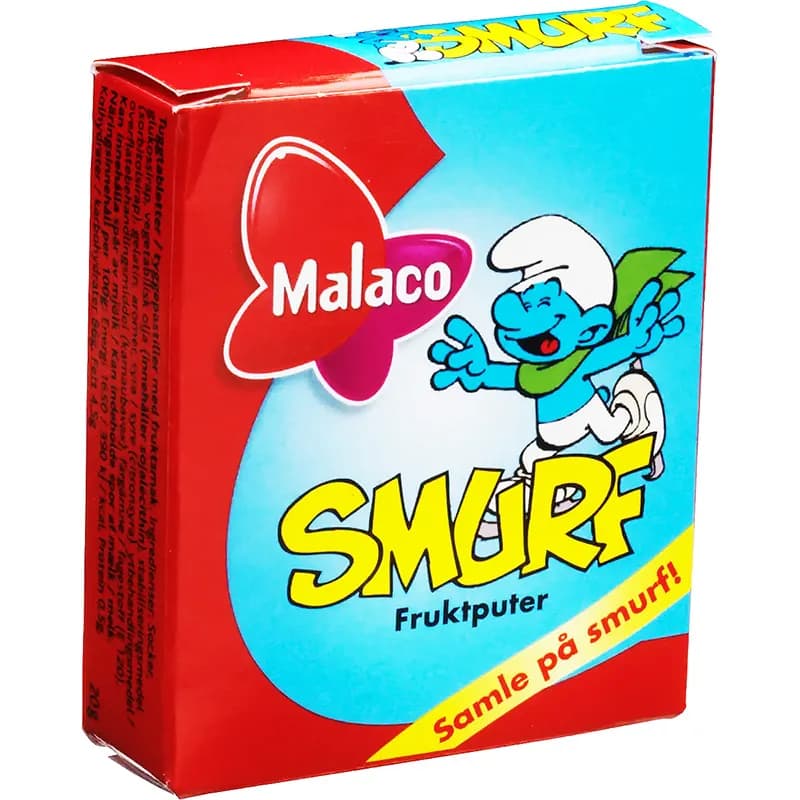 Malaco Smurf Tablettask 20 gram