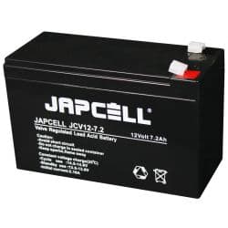 JAPCELL JCV12-7.2 F1 (4.8mm) AGM-batteri - Batteri