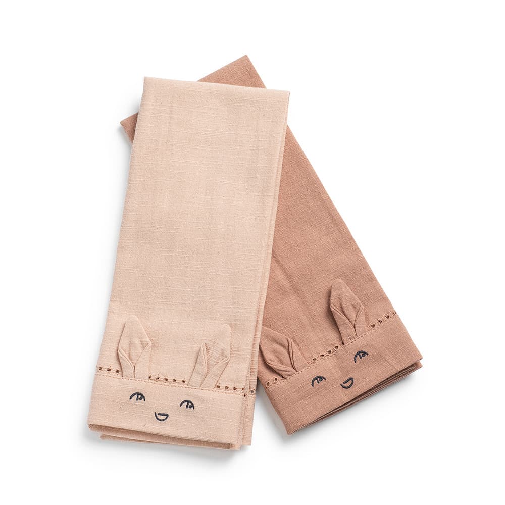 Elodie Details servetter 2pack Faded Rose / Powder Pink