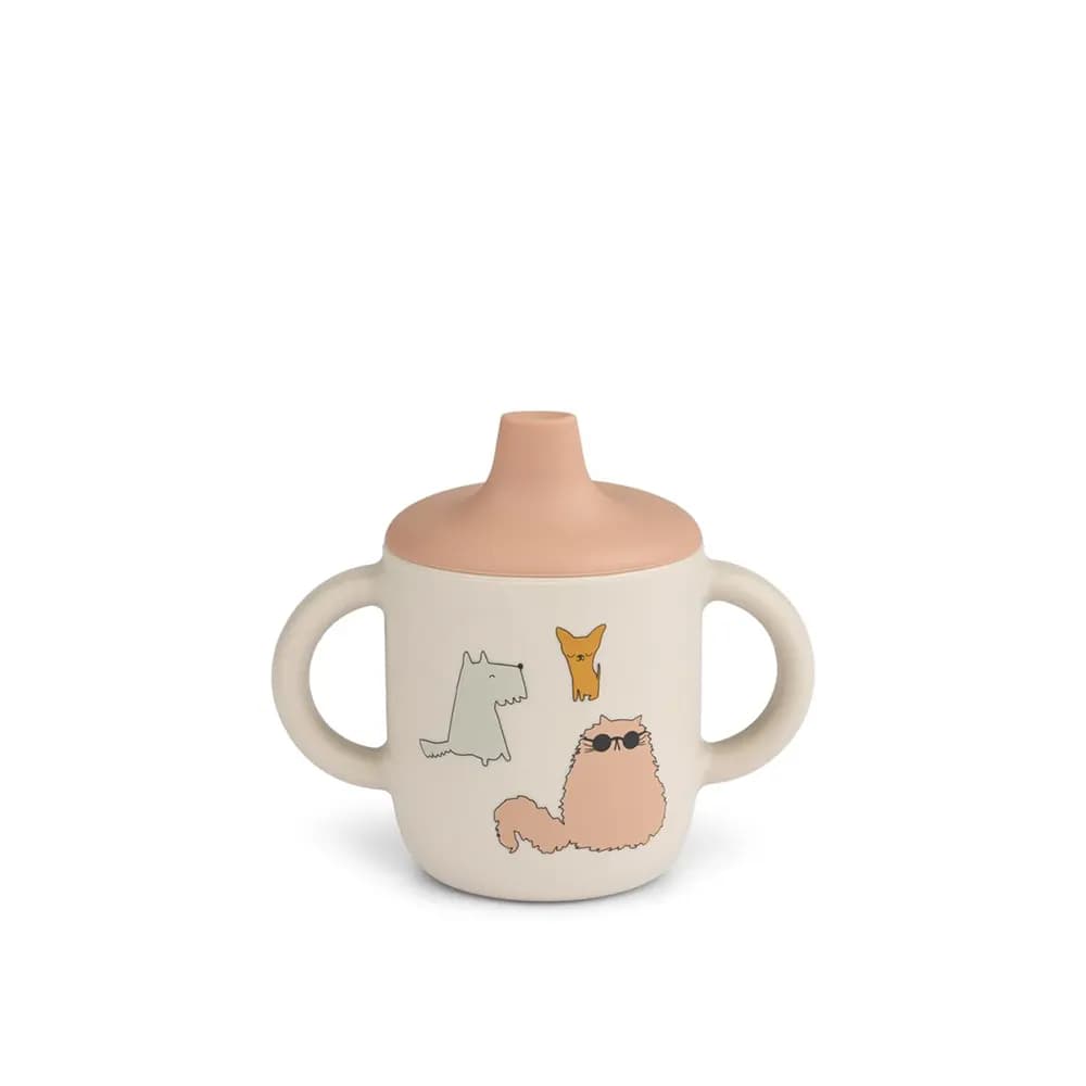 Liewood Neil spillfri mugg Cats and Dogs / Sandy