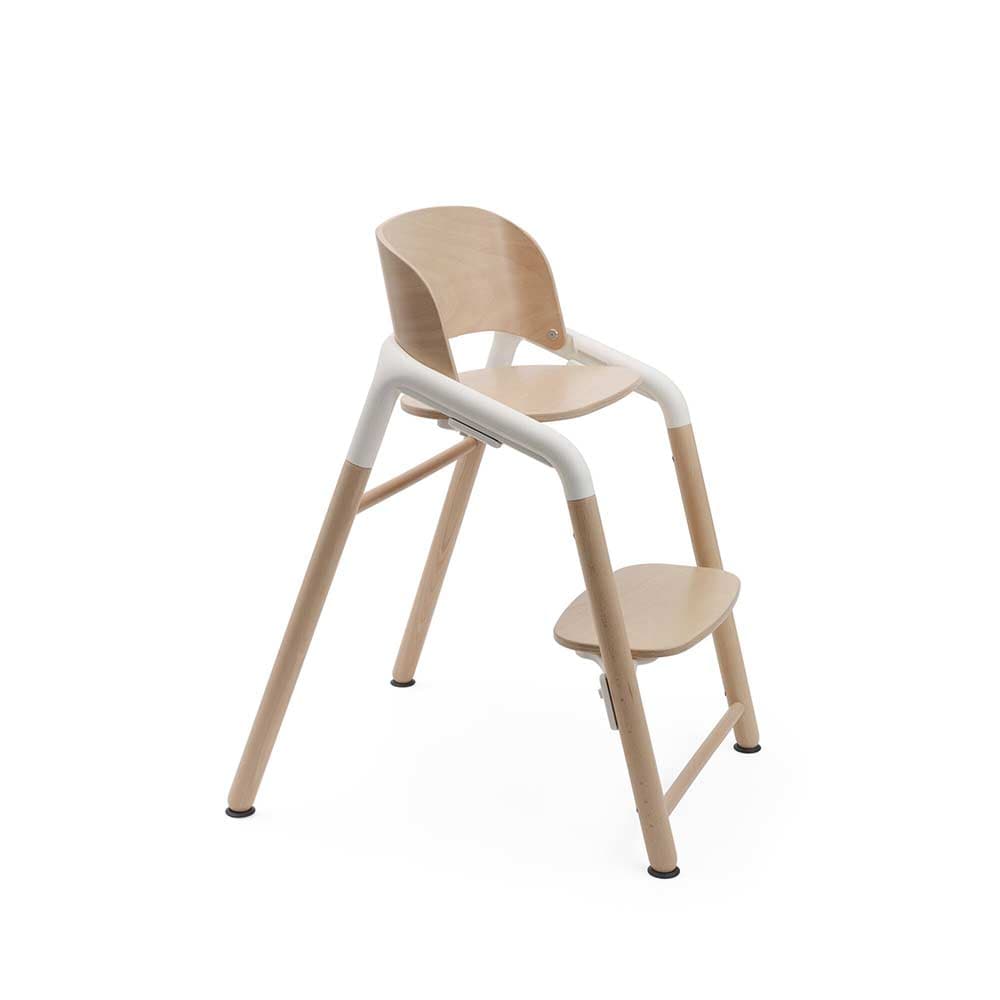 Bugaboo Giraffe barnstol Neutral Wood/White