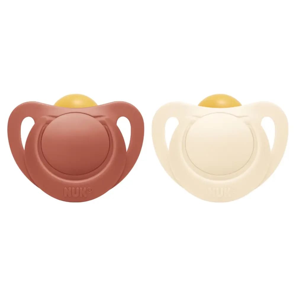 NUK for Nature Napp Latex 6-18 m Red/Cream