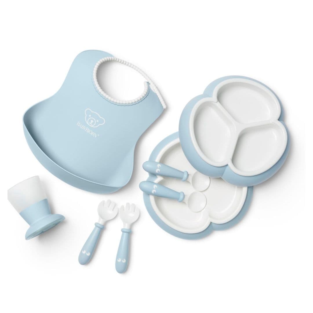 BabyBjörn Barnservis, 8 delar Powder Blue