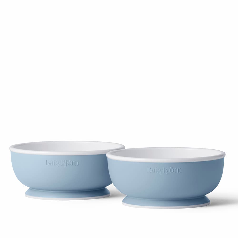 Babybjörn babyskål 2-pack Powder Blue