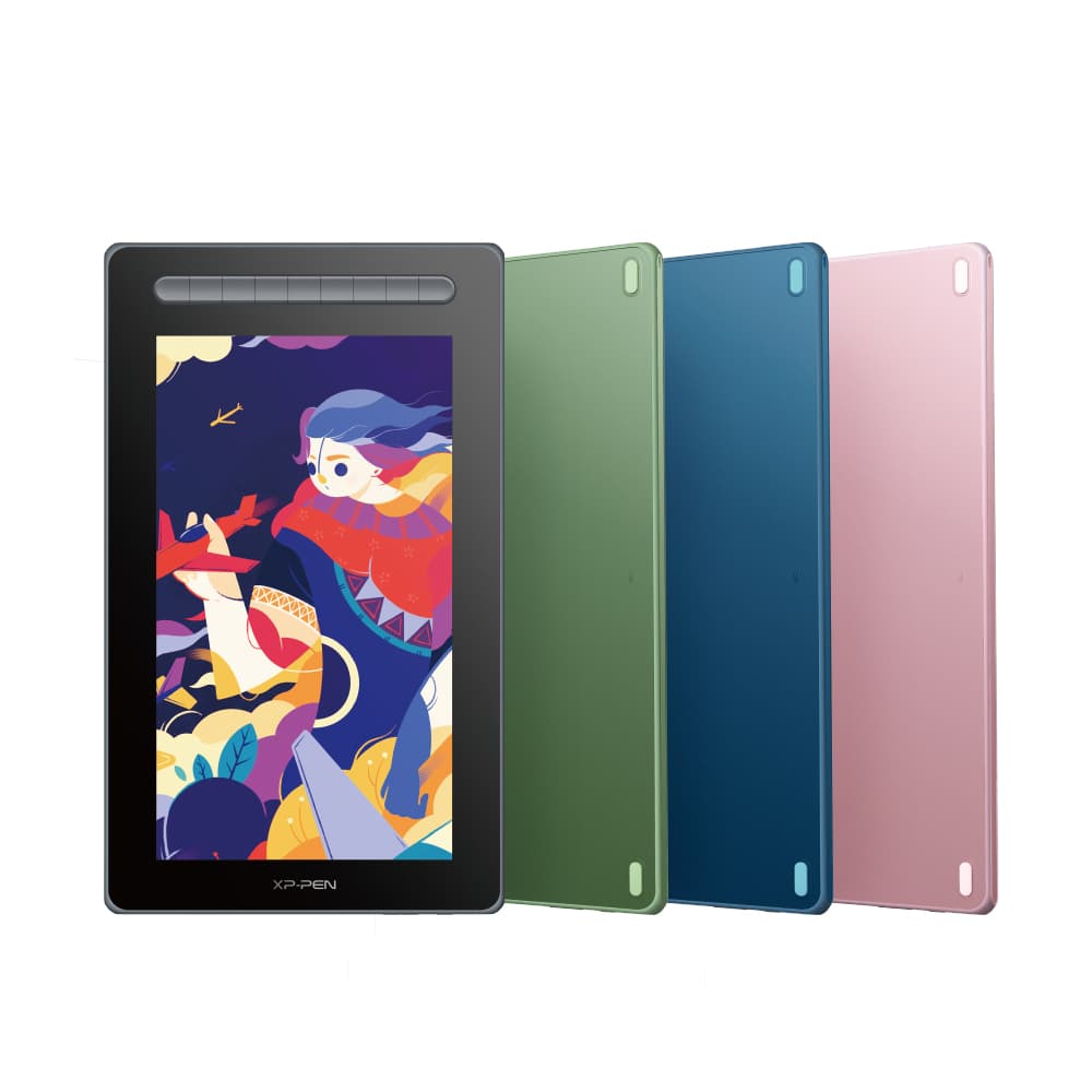 XPPen Deco 02 animation drawing tablet with Battery-Free Passive Stylus and 6 Shortcut Keys (8192 Levels Pressure) Work Area 10x6.25 Inch