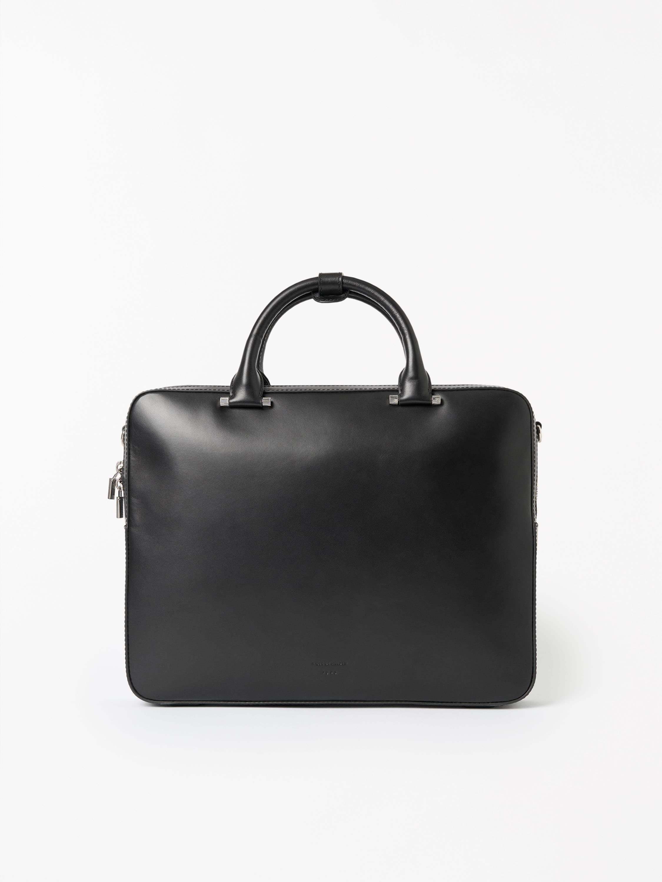 Tiger of Sweden Valise Läderportfölj - Svart, Enkel Zip, Carnaby Läder